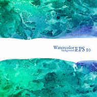 Vector watercolor background Painting N5