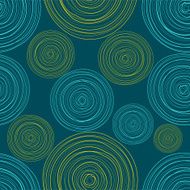 Blue Colored Circles Seamless Pattern N2