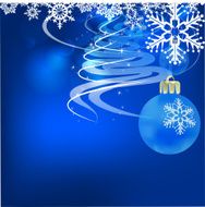 Christmas decoration blue N2