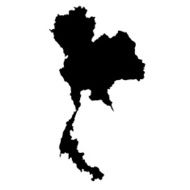 vector map of Thailand N2