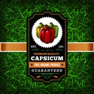 F&amp;B Labels - Capsicum N2