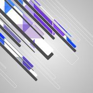 Abstract futuristic geometric shapes N114