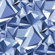 Crystal Seamless 3D Geometric background N4