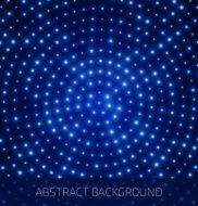 Abstract blue background with glowing dots