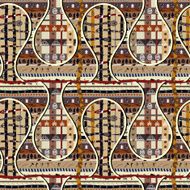 Seamless with geometric elements