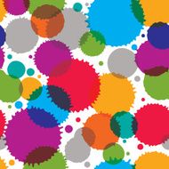 Colorful watercolor graffiti splash overlay elements paint