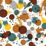 Artistic colorful abstract dirty ink template scanned N3