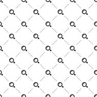 Vector seamless pattern magnifying glass N2