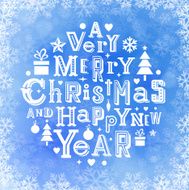 Christmas and New Year&#039;s Greeting Card N8