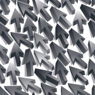 Mouse arrow cursors seamless pattern