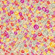 Colorful curls seamless pattern N3