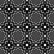 monochrome geometric seamless pattern N7