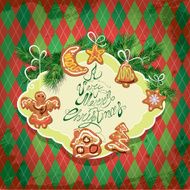 xmas gingerbread - Christmas and New Year holidays design