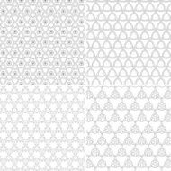 set of abstract geometry pattern background N2