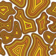 Seamless pattern with yellow elements