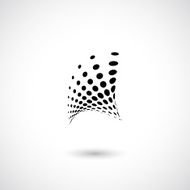 abstract black dots pattern background for design N2