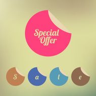 Fall discount flat stickers N2