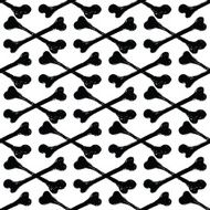 Bones seamless pattern