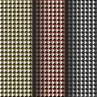 Set of background metal studs