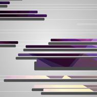 Abstract futuristic geometric shapes N115