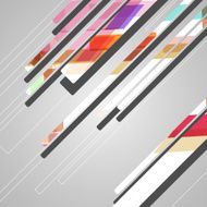 Abstract futuristic geometric shapes N116