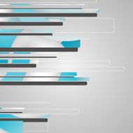Abstract futuristic geometric shapes N117