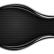 Seamless texture perforated metal with chrome metallic lines black background