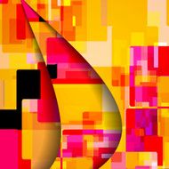 Abstract square illustration N4