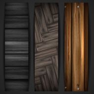 Wooden grey banner N7