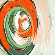 Futuristic abstract shape illustration N6