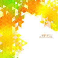 Creative abstract triangle pattern N42