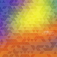 Creative abstract triangle pattern N45