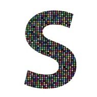 multicolor letter S