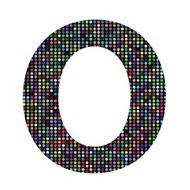multicolor letter O