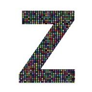multicolor letter Z