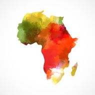 color Africa map N2