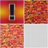 Exclamation mark (mixed mosaic)