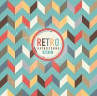 Textured and colorful retro chevron pattern background N2