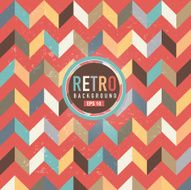 Textured and colorful retro chevron pattern background N3