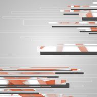 Abstract futuristic geometric shapes N118