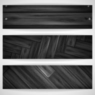 Wooden grey banner N8