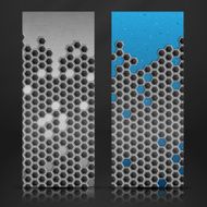 Hexagon Metal Banner N8
