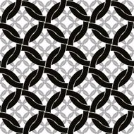 Circles netting seamless pattern retro style geometric vector