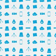 Monochrome blue vector background for Ice Bucket Challenge N2