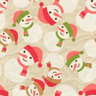 Merry Christmas and Happy New Year seamless pattern N10