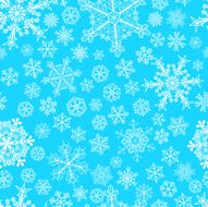 Christmas seamless pattern of snowflakes N5