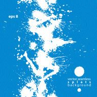 Bright splattered web design repeat pattern art ink blob paint N3