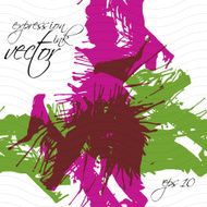 Colorful splattered web design repeat pattern art ink blob N8