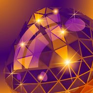 Vector futuristic background with sparkling effect textured N3