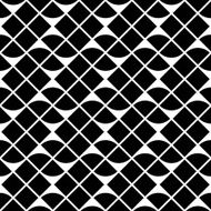Black and white geometric abstract seamless pattern vector